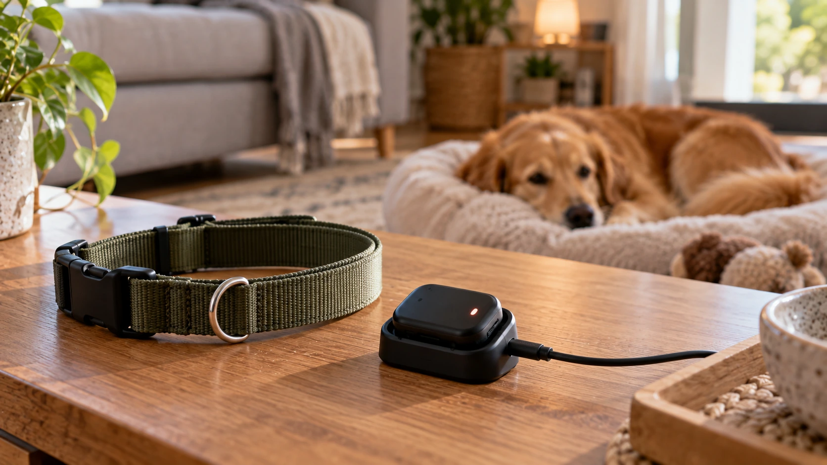 localizador gps en forma de collar para perros batería y autonomía GPS para perros