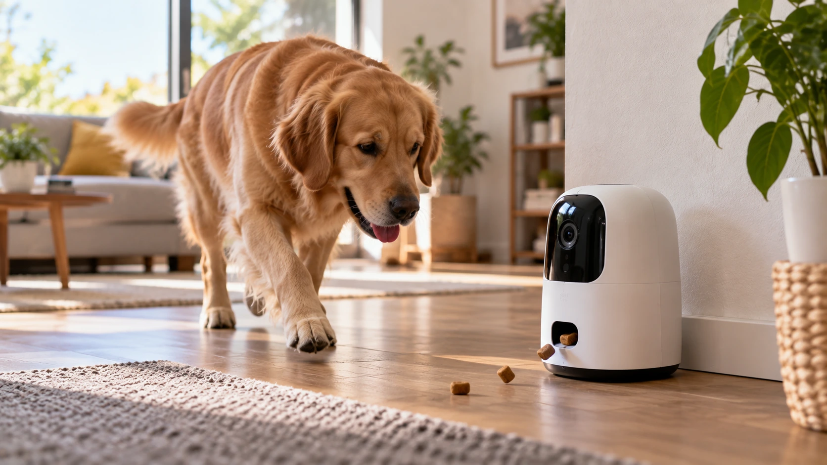 camara con dispensador de recompensas para perros cámara para mascotas con dispensador de premios