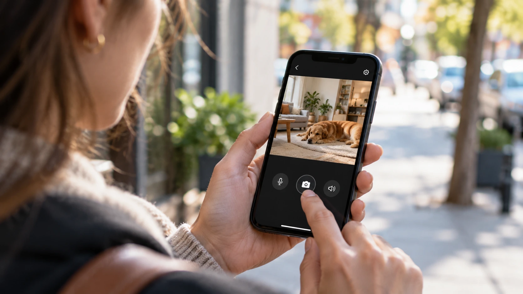 consulta la camara desde el smartphone para vigilar tu perro o gato vigilar mascota desde el móvil