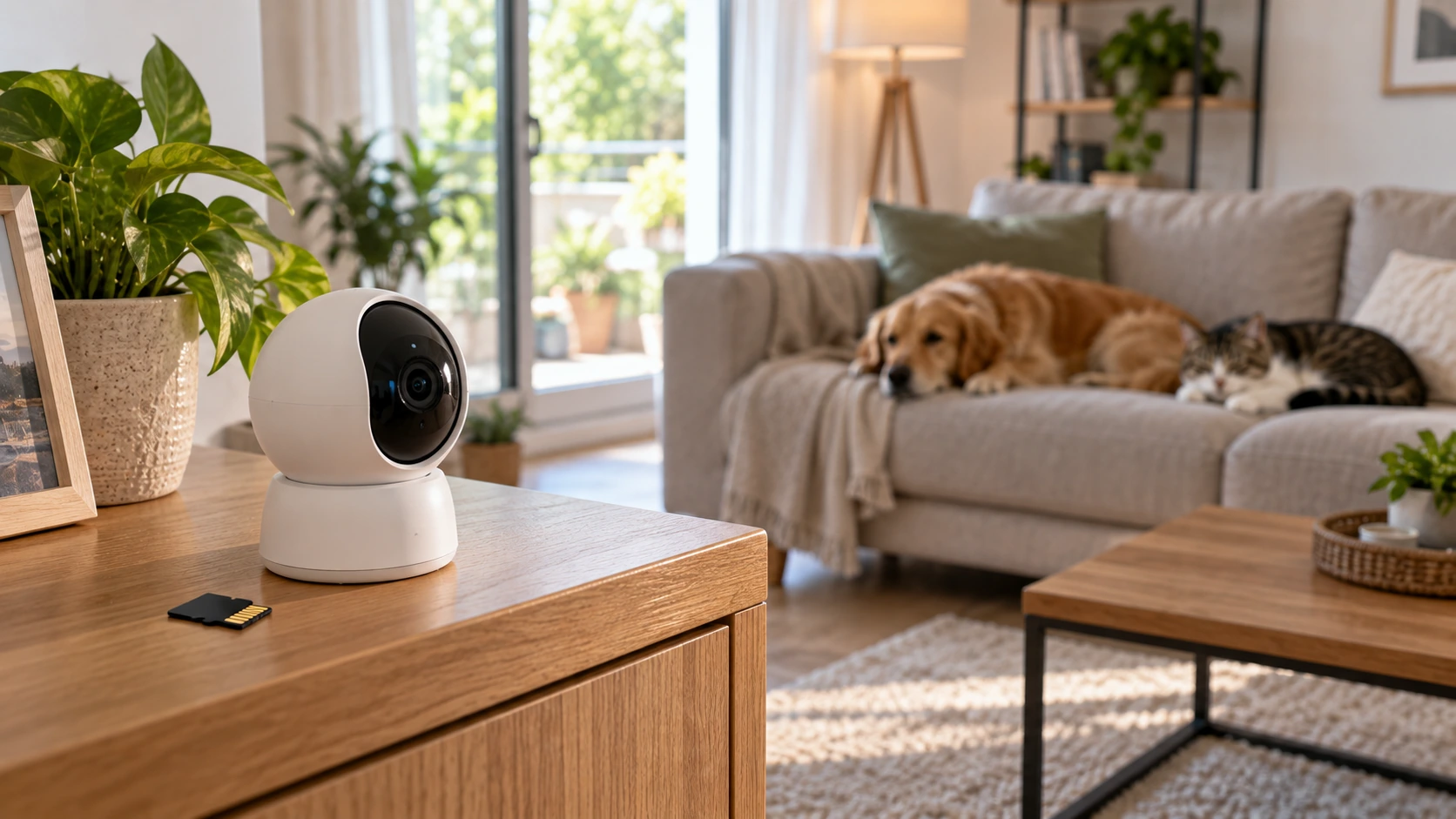 camara wifi para vigilar perro y gato cámara para mascotas sin suscripción