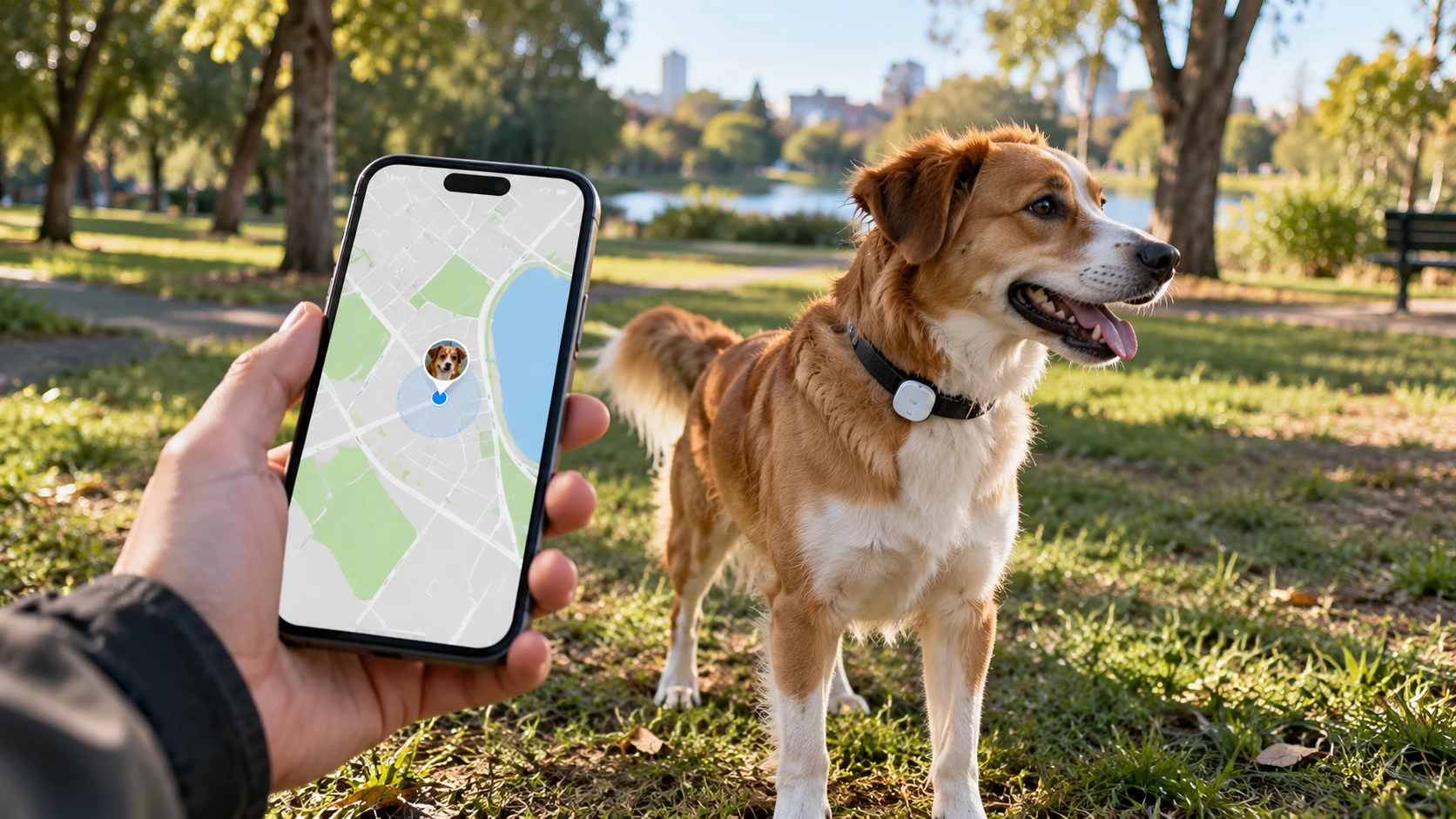 localizador gps para perro con conexion smartphone GPS para perros sin cuota